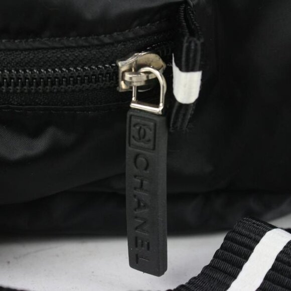 Chanel Black CC Logo Sports Lin Backpack Convertible Tote Bag 5cas928 main image 5